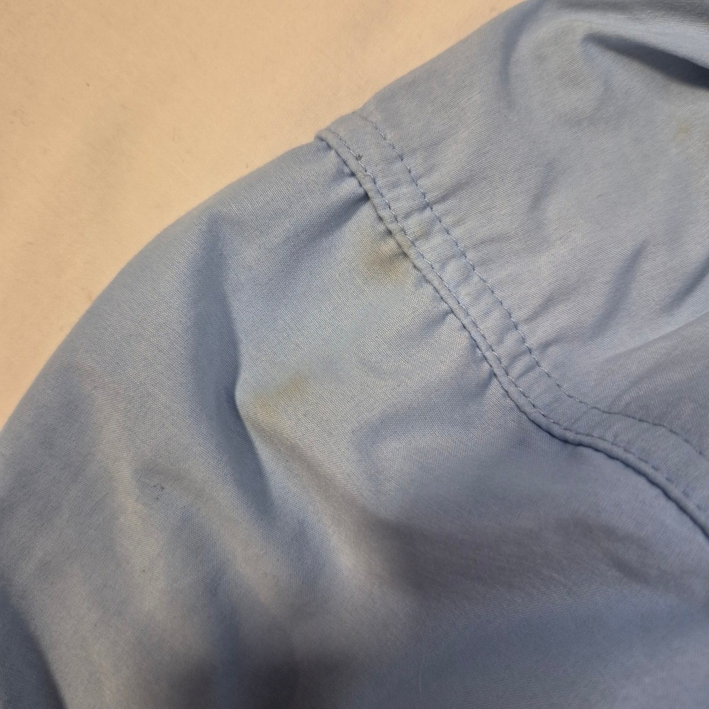 ExOfficio Fishing Shirt Mens XXL Light Blue Long Sleeve Nylon Vented Lightweight - Picture 10 of 10
